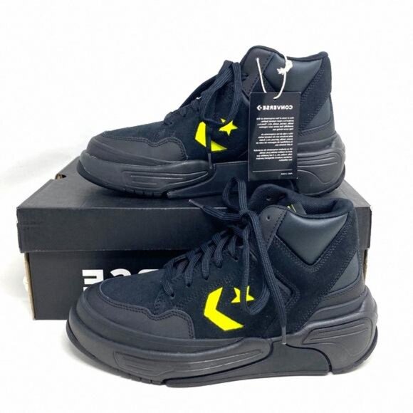 Converse Weapon CX Shoes Women Size Mid Top Black A03230C Sneakers Suede Leather - Picture 8 of 10